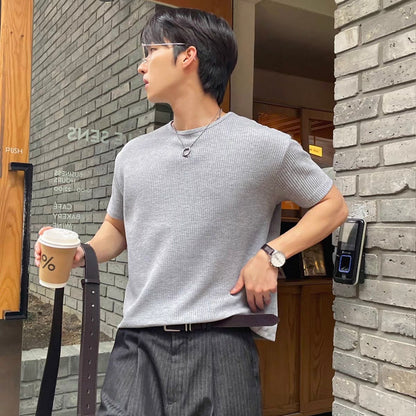 Minimalist Korean Waffle T-Shirt