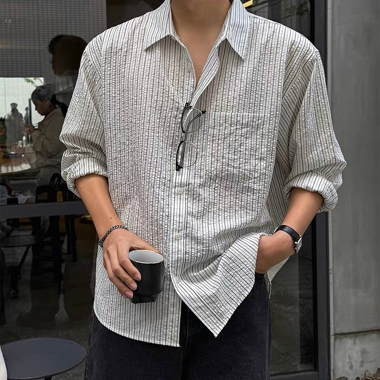 Seersucker Stripe Shirt