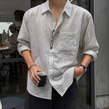 Seersucker Stripe Shirt