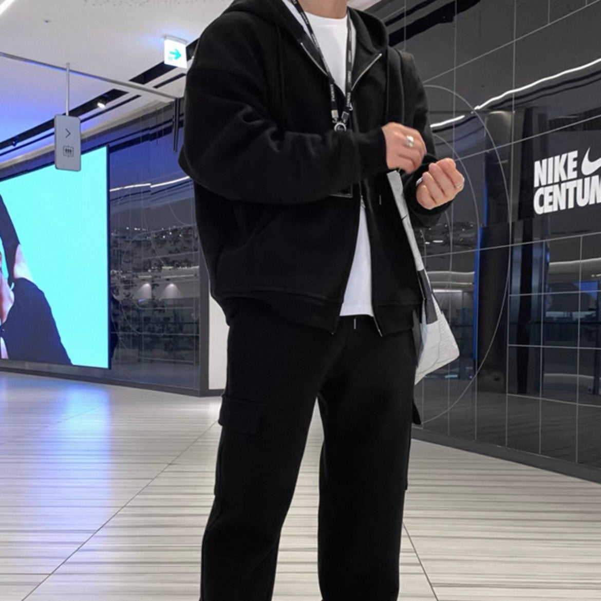 Hooded Cardigan Setup