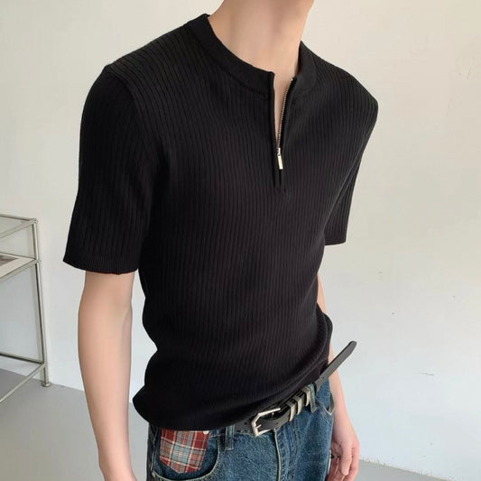 Lazy Knit Half-Zip Shirt