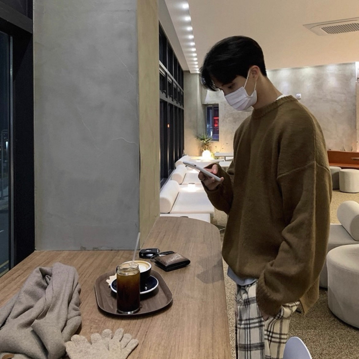 Korean Casual Mohair Sweater