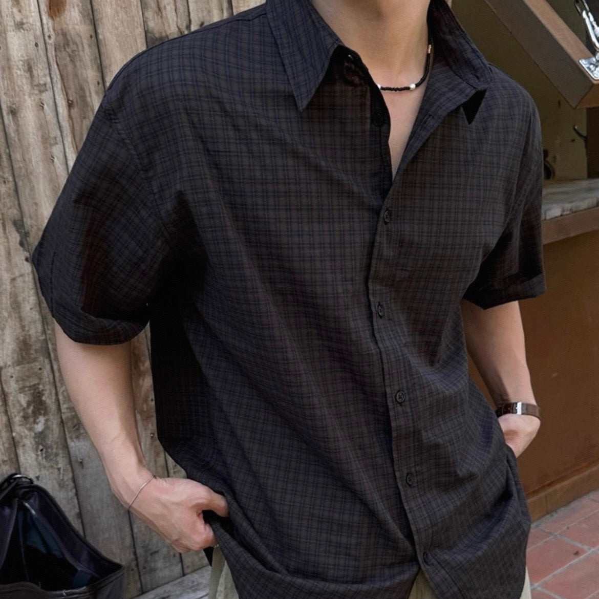Korean Style Short-Sleeve Shirt
