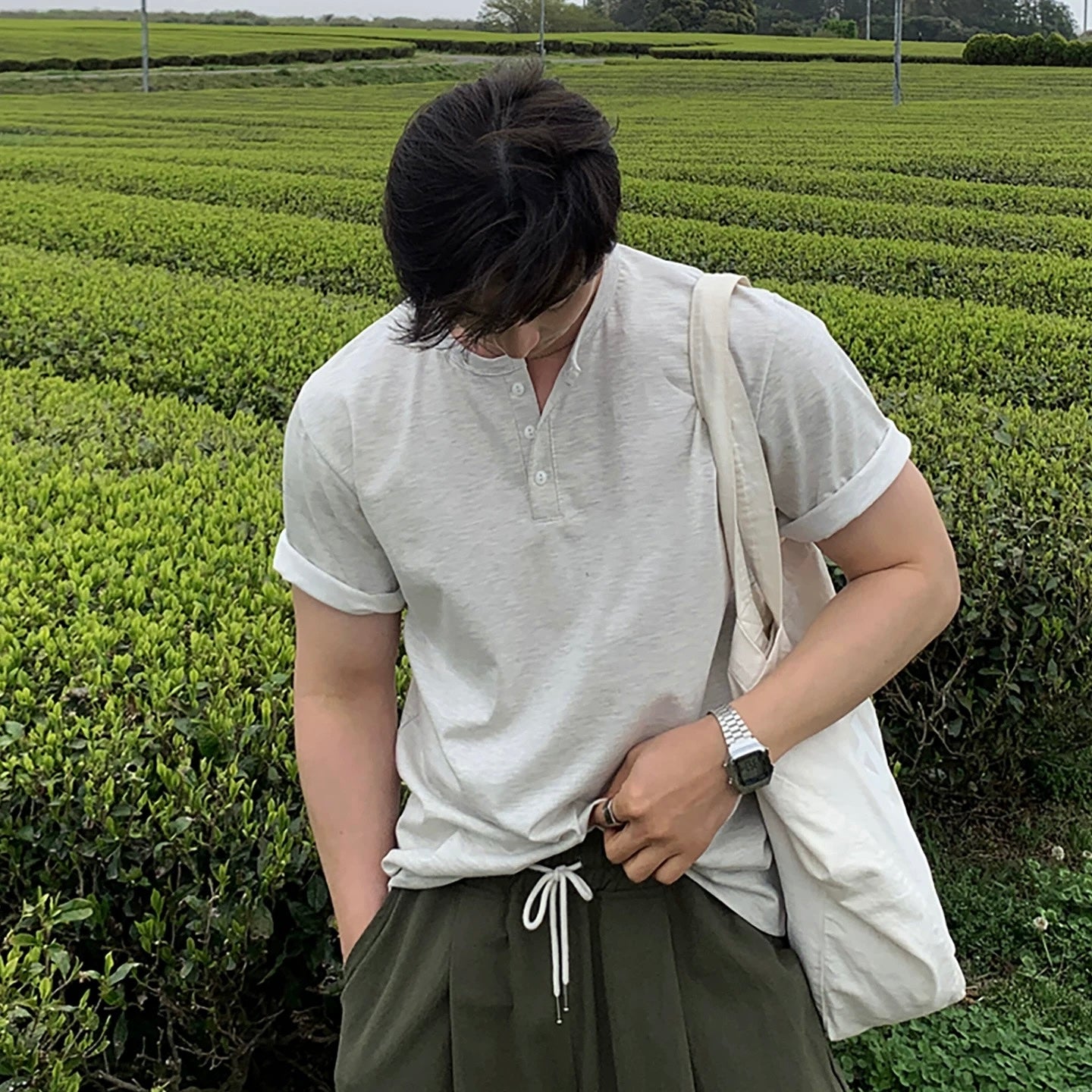Summer Basic Round Neck Tee