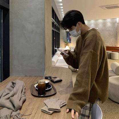 Korean Casual Mohair Sweater