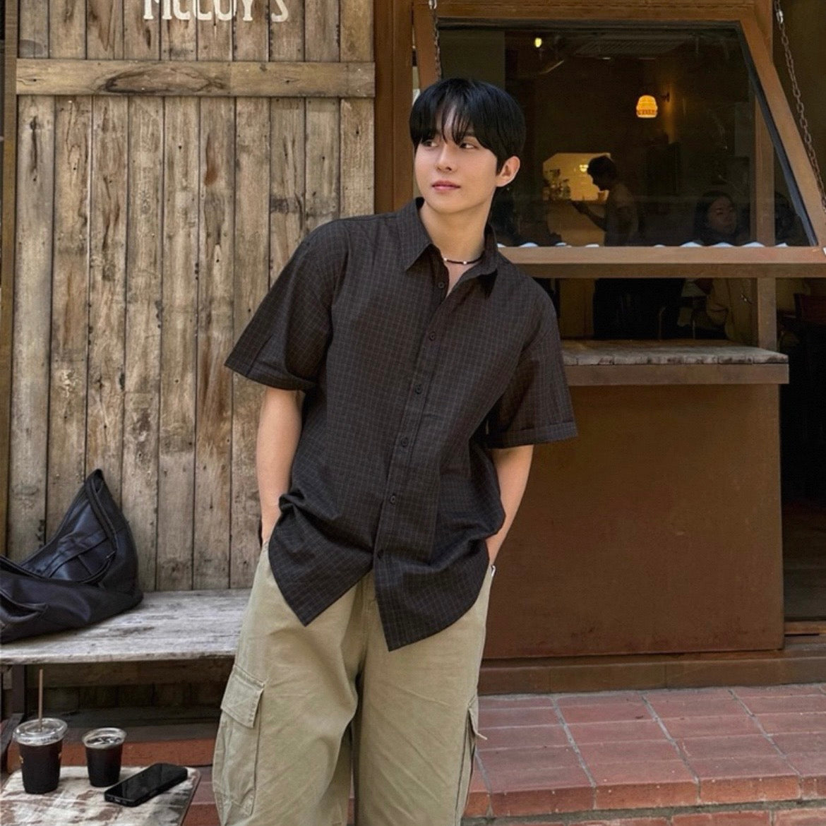 Korean Style Short-Sleeve Shirt