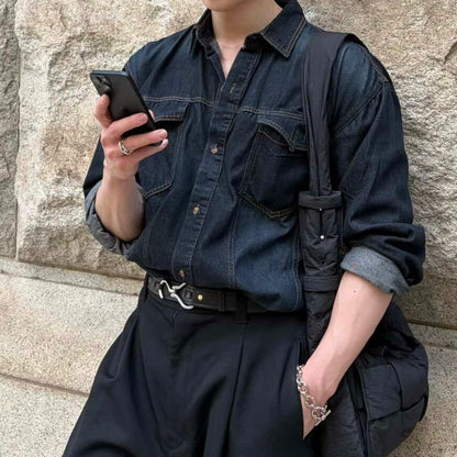 Casual Denim Shirt Jacket