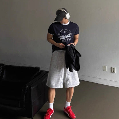 Retro Color Block T-Shirt
