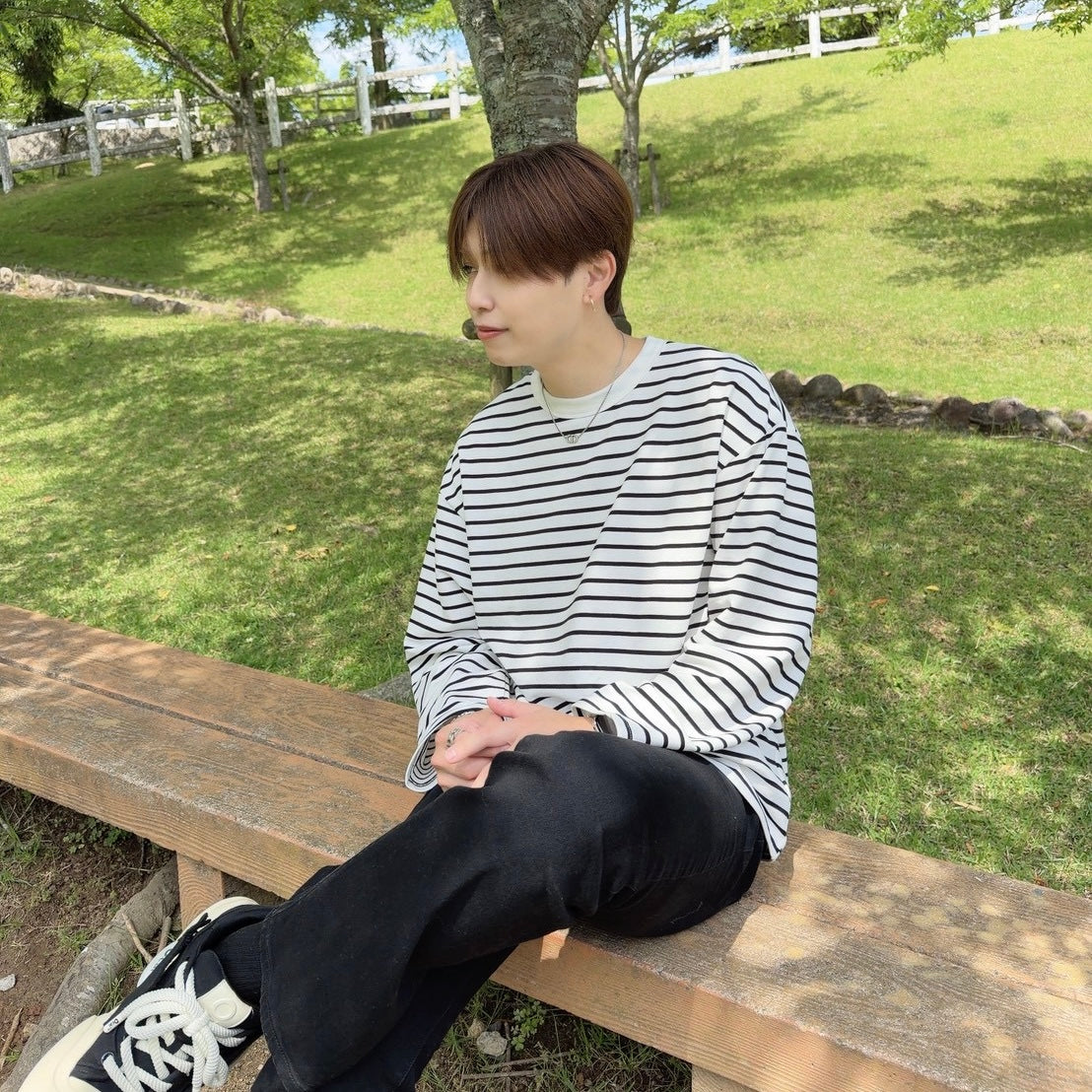 Casual Striped Long Sleeve T-Shirt