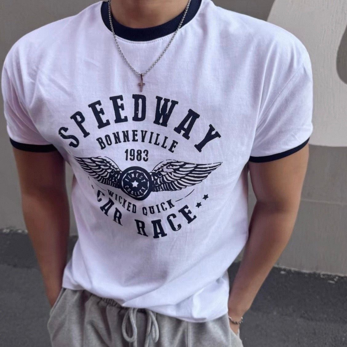 Retro Color Block T-Shirt