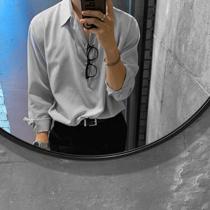 Casual Solid Color Shirt
