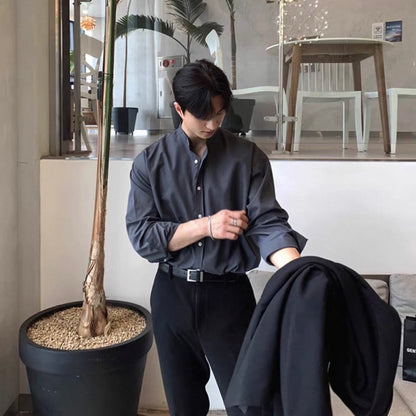 Breezy Casual Long-Sleeve Shirt