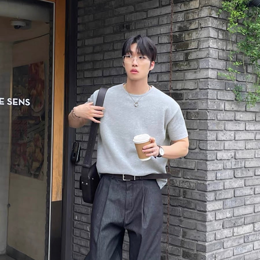 Minimalist Korean Waffle T-Shirt