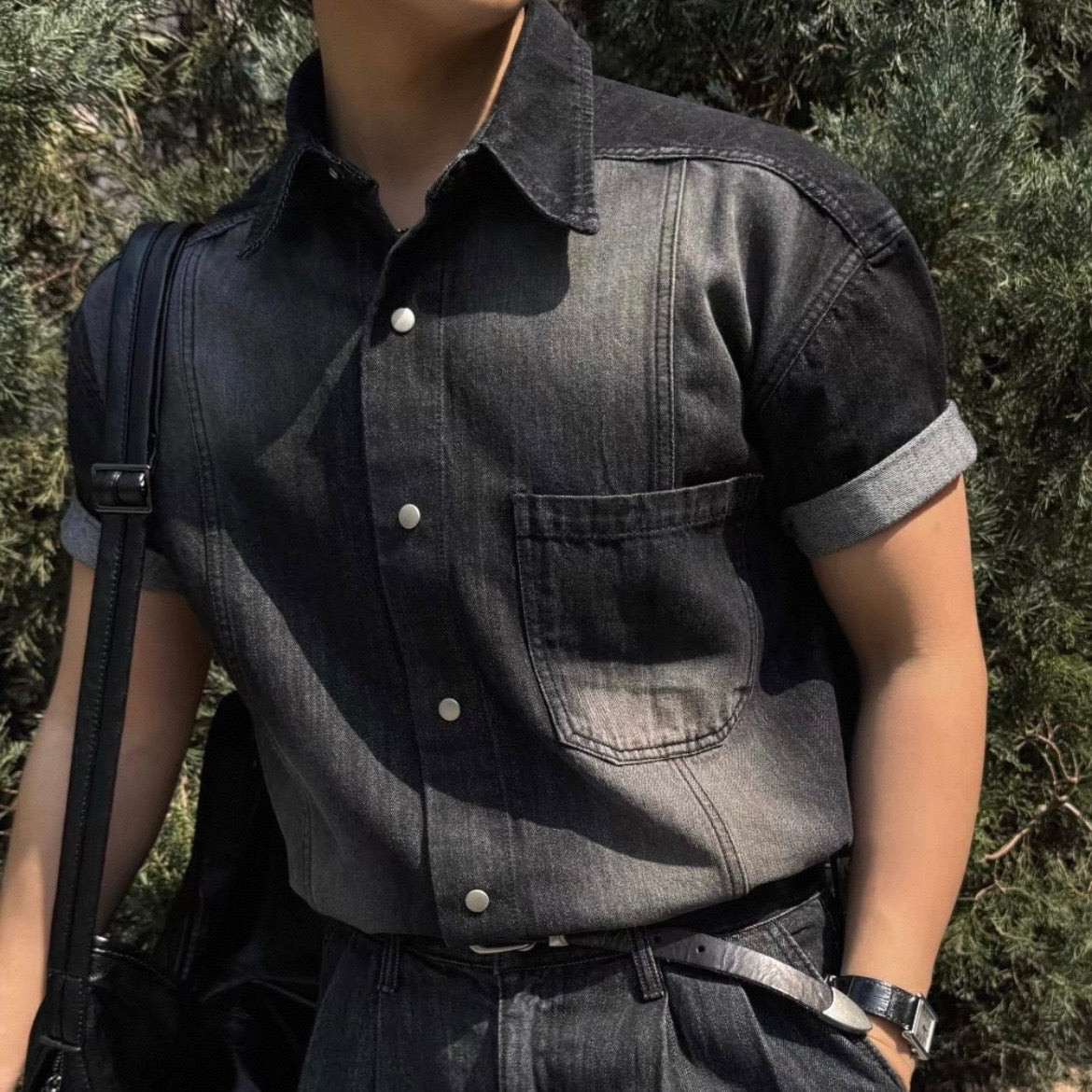 Vintage Washed Denim Shirt