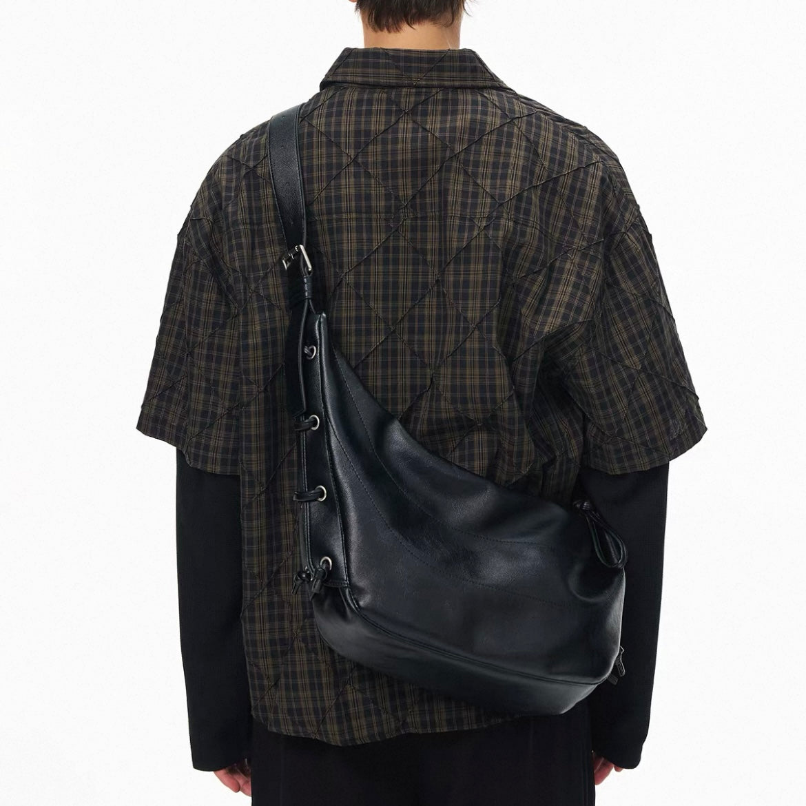 Chic Croissant Crossbody Bag