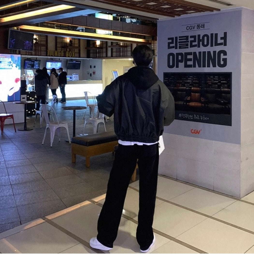 Trendy Hooded Leather Jacket