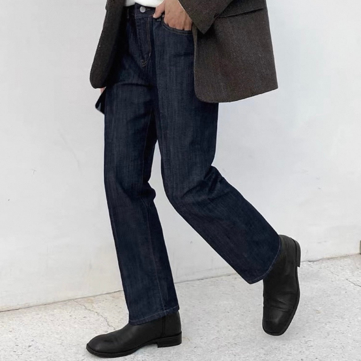 Retro Loose Straight Jeans