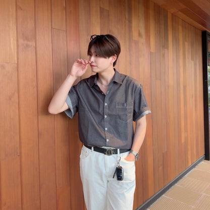 Korean Stylish Casual Denim Shirt