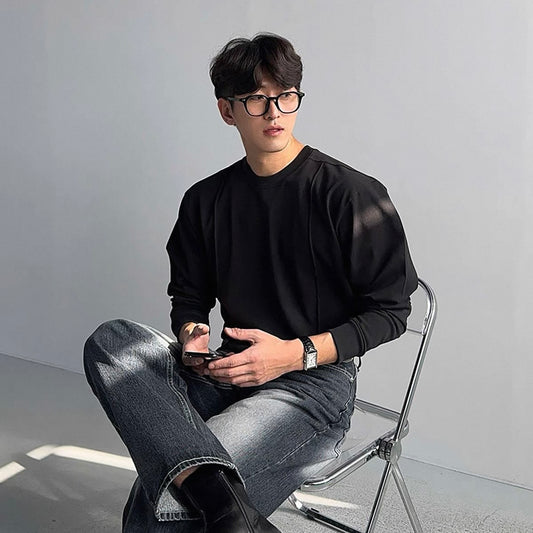 Minimal Line Long Sleeve T-Shirt