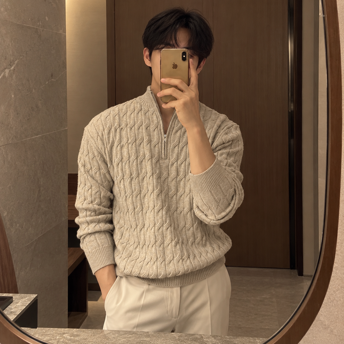 Twist Half Zip