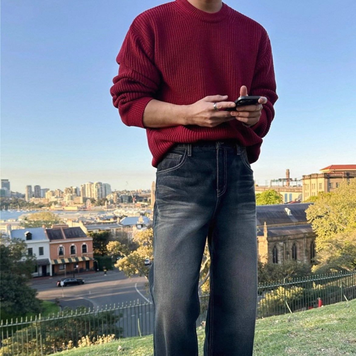 Korean Loose Knit Pullover