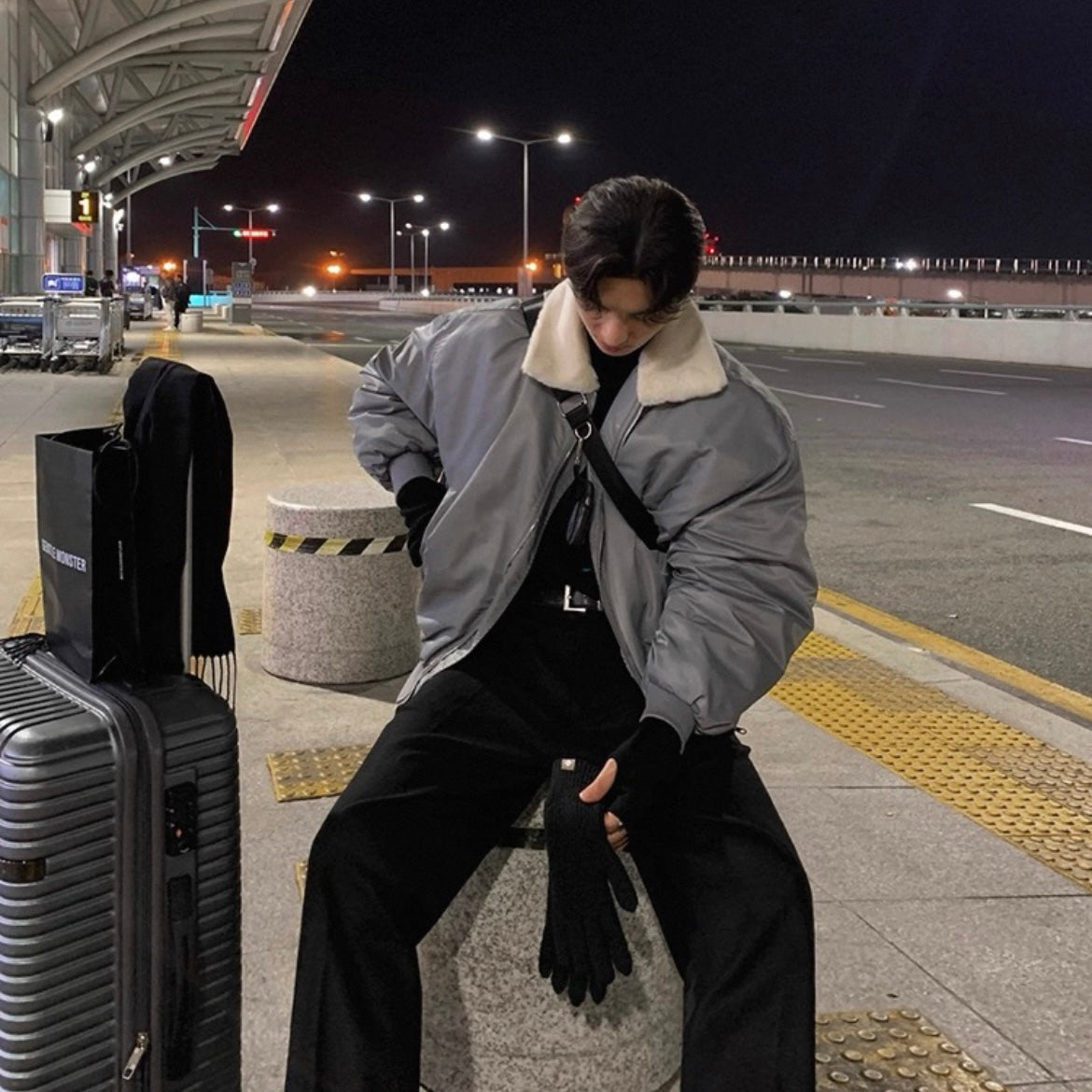 Lambswool Oversized Jacket