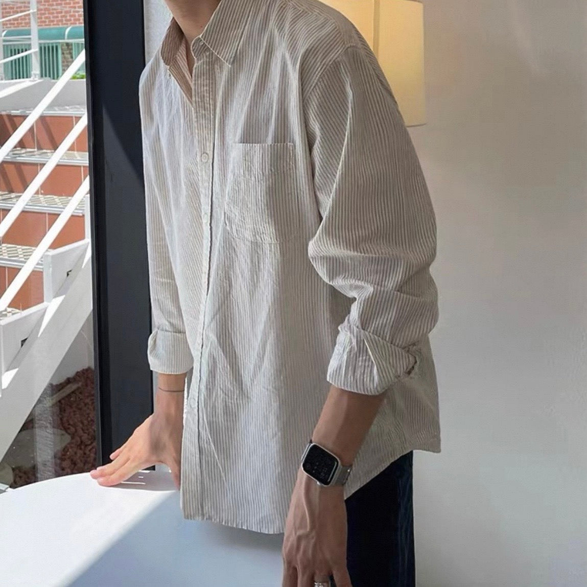 Trendy Striped Casual Shirt