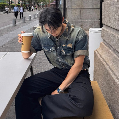 Casual Loose Denim Shirt