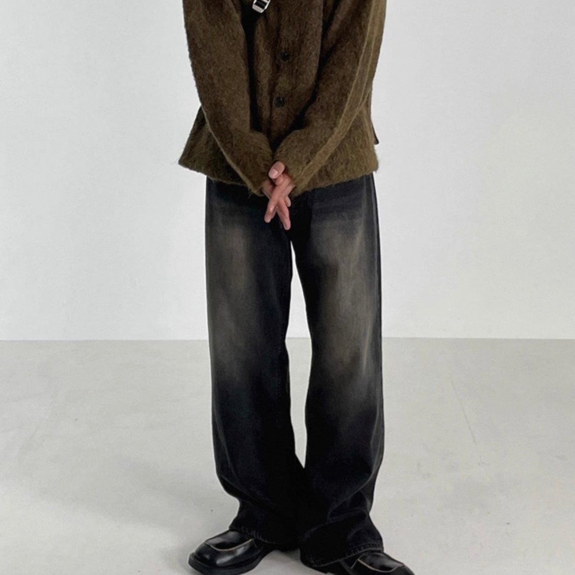 Korean Loose Wide-Leg Jeans