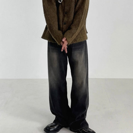 Korean Loose Wide-Leg Jeans