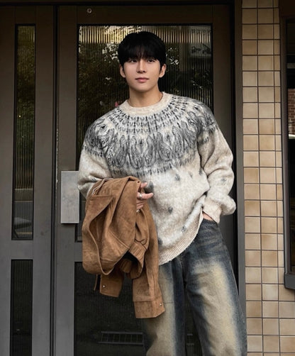 Retro Straight Jeans Pants