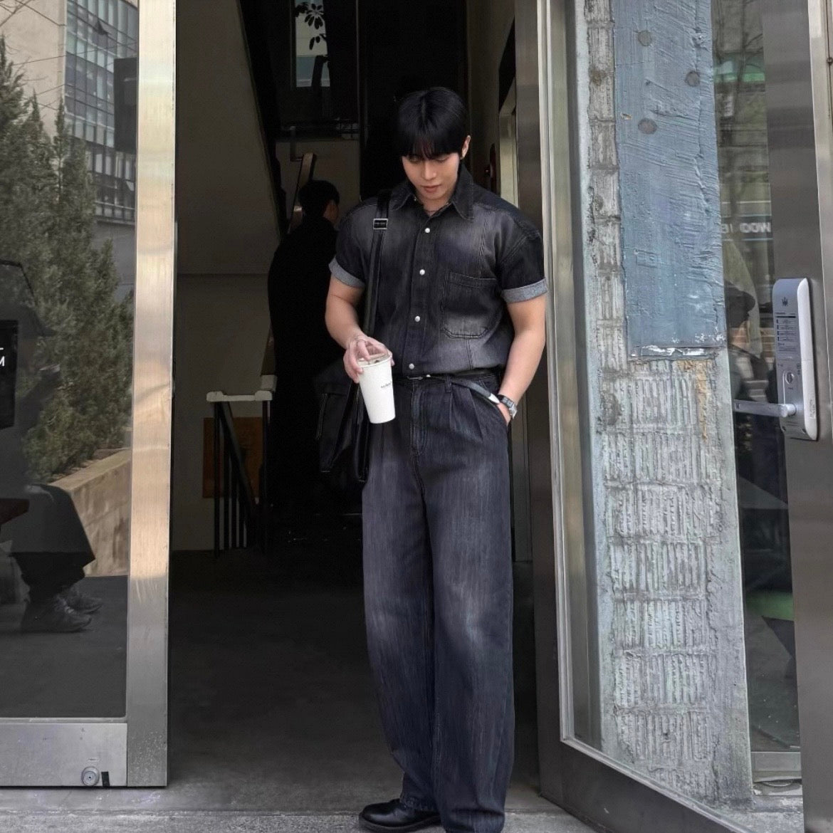 Vintage Washed Denim Shirt