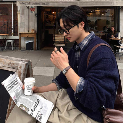 Korean Wool Knit Cardigan