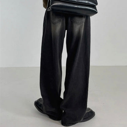 Korean Loose Wide-Leg Jeans