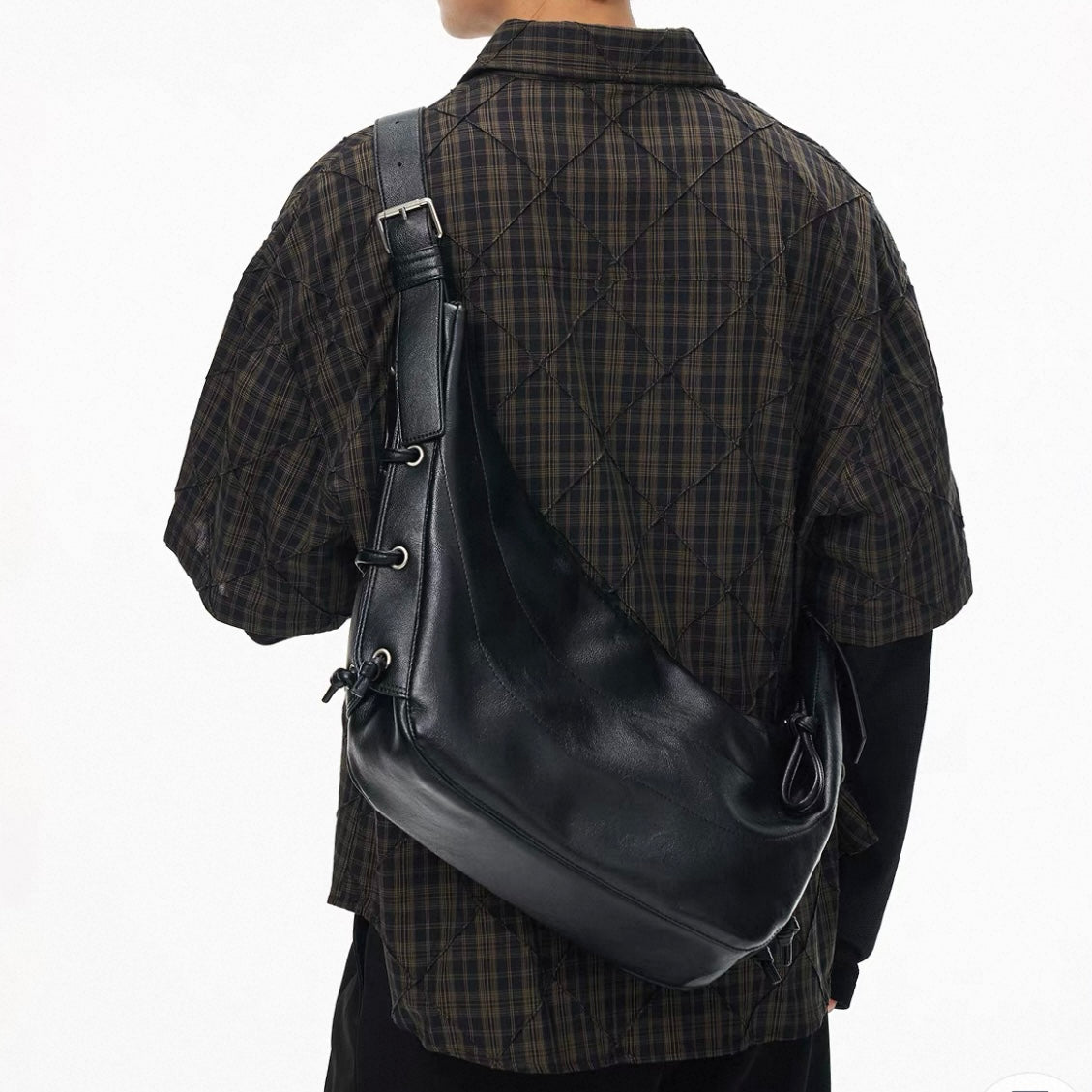 Chic Croissant Crossbody Bag