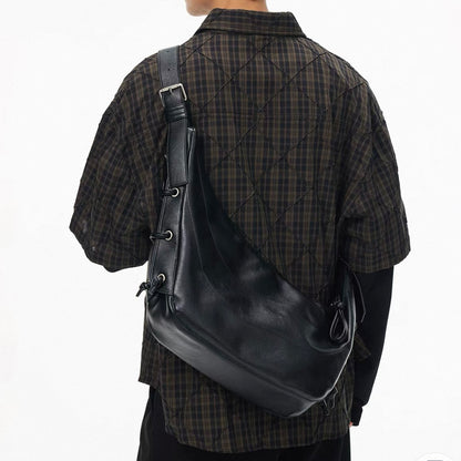 Chic Croissant Crossbody Bag