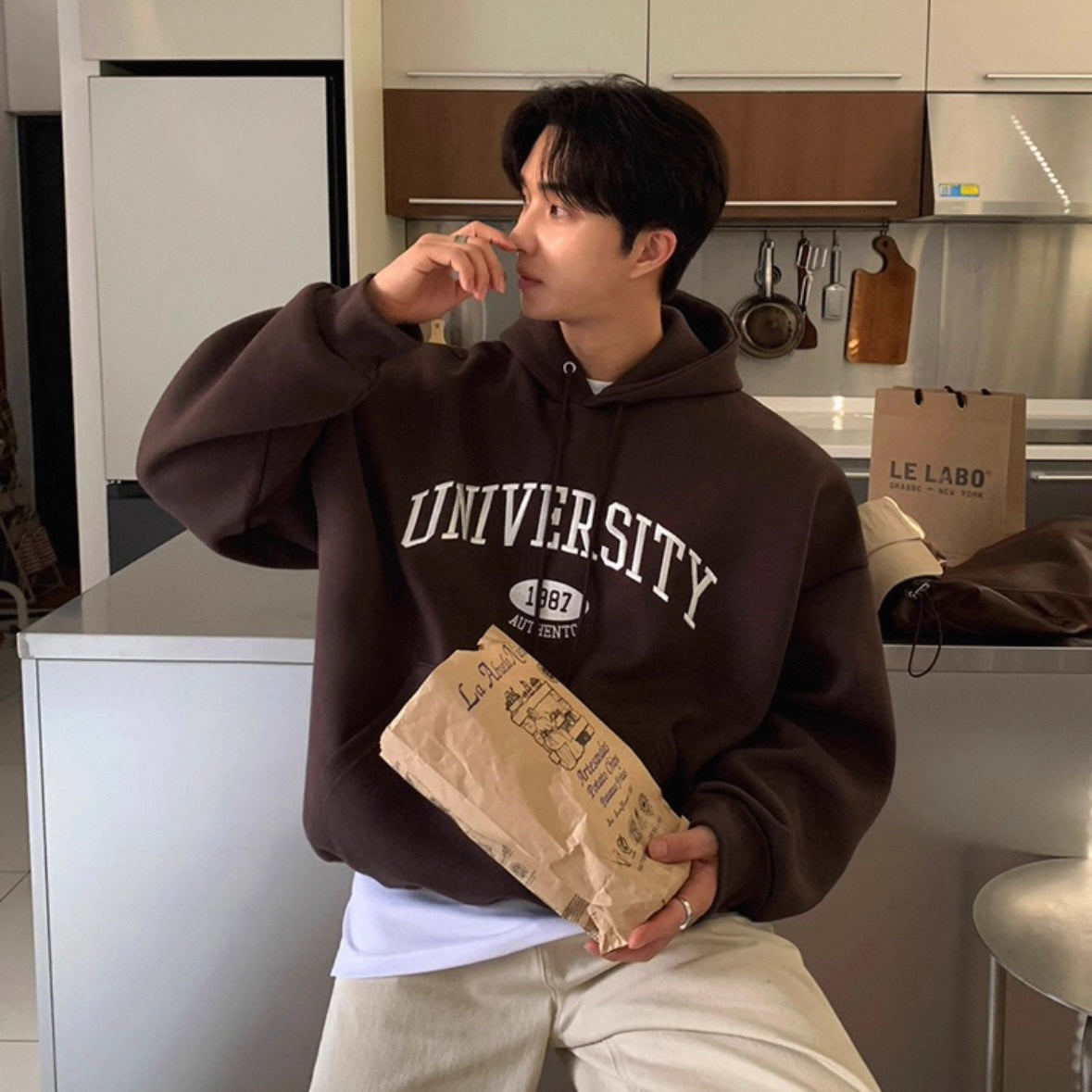 Logo Hoodie Pullover