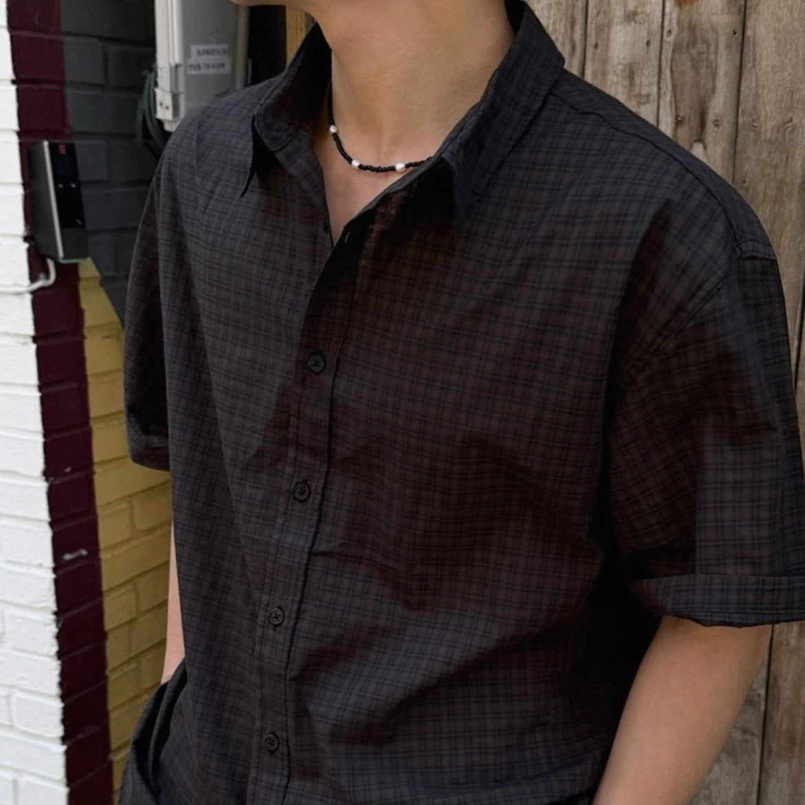 Korean Style Short-Sleeve Shirt