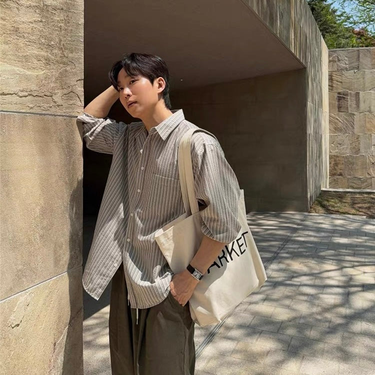 Noel Stripe Oversized Shirt