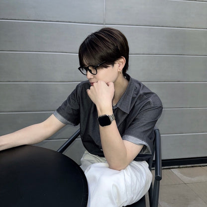 Korean Stylish Casual Denim Shirt