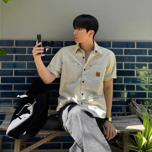 Casual Summer Short-Sleeve Shirt