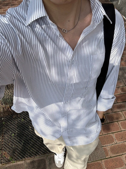 Korean Trend Striped Shirts
