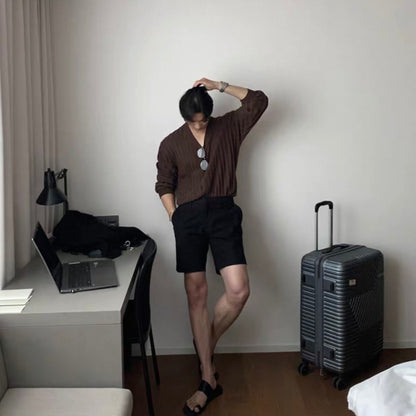 Korean Muscle Knit Cardigan