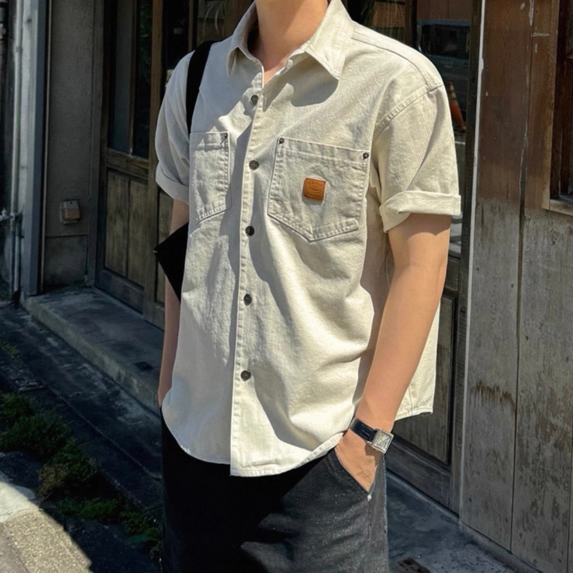 Casual Summer Short-Sleeve Shirt