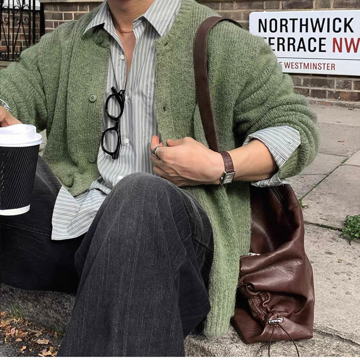 Korean Wool Knit Cardigan