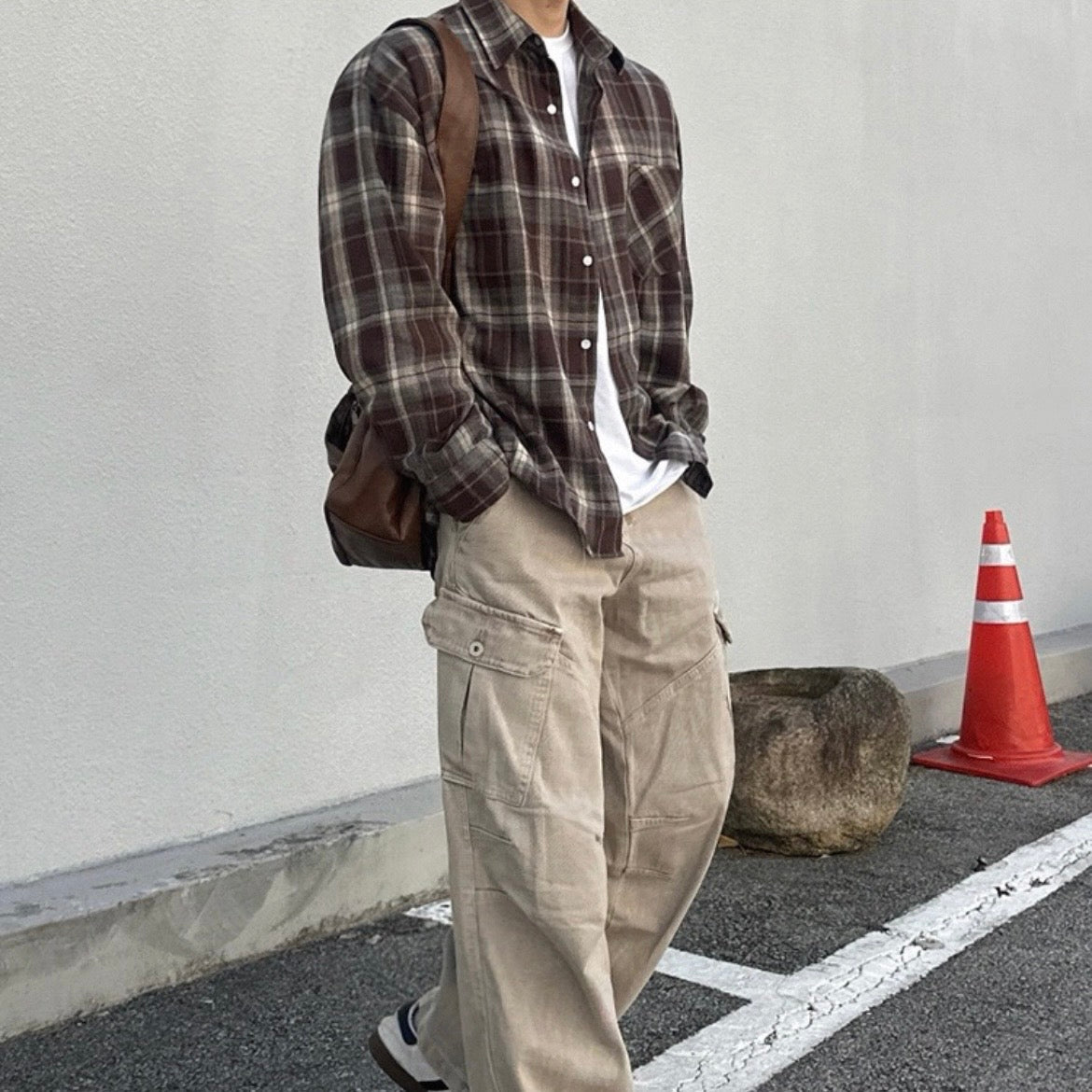 Retro Plaid Casual Shirt