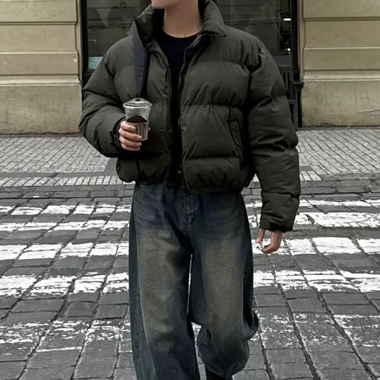 Retro Stand-Up Collar Jacket