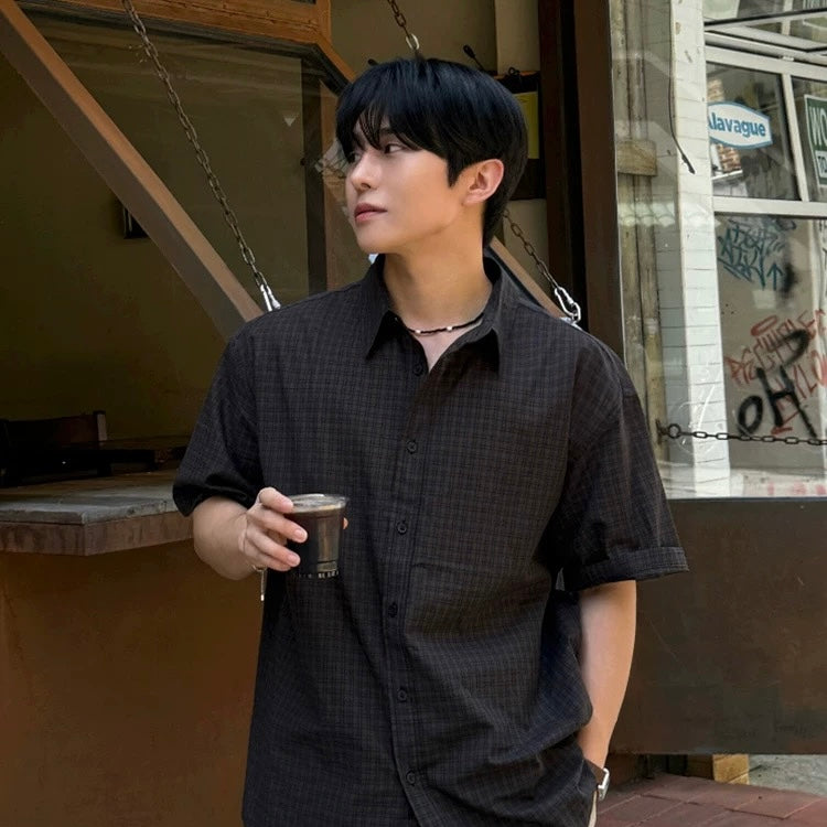 Korean Style Short-Sleeve Shirt