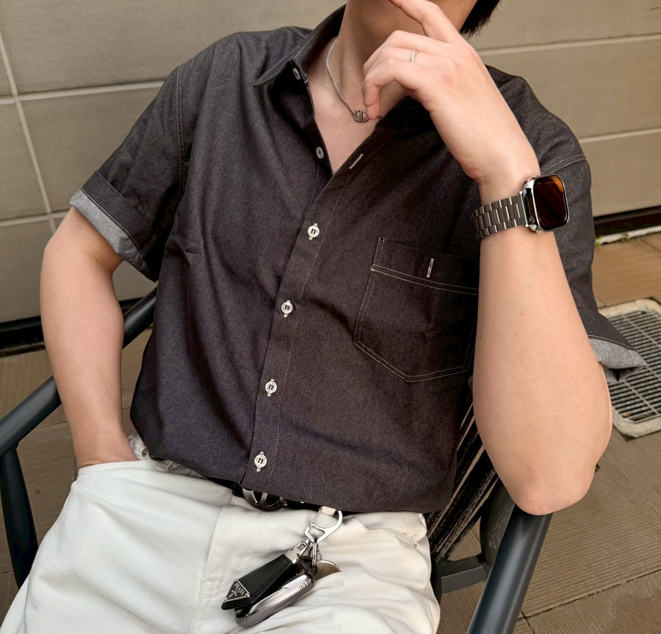 Korean Stylish Casual Denim Shirt