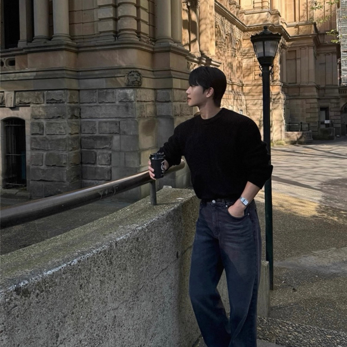 Korean Loose Knit Pullover